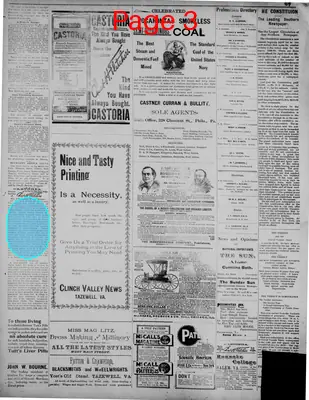 Page thumbnail for Clinch Valley News