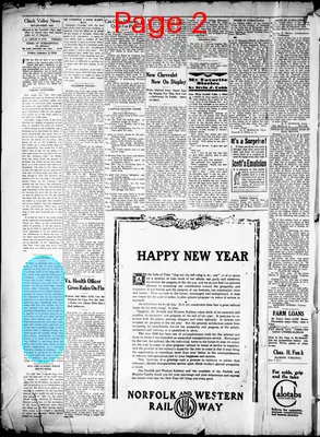 Page thumbnail for Clinch Valley News