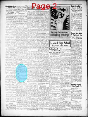 Page thumbnail for Clinch Valley News