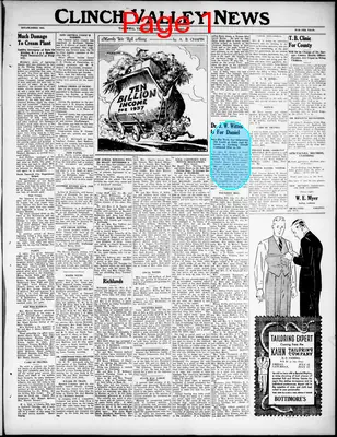 Page thumbnail for Clinch Valley News