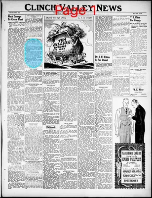 Page thumbnail for Clinch Valley News