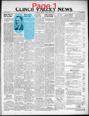 Page thumbnail for Clinch Valley News