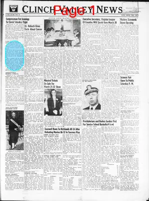 Page thumbnail for Clinch Valley News