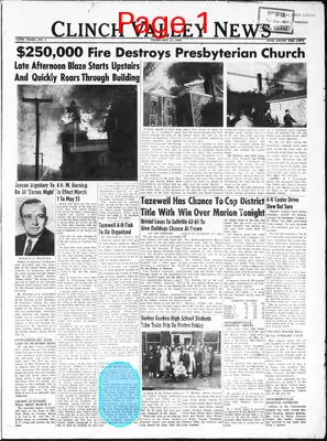 Page thumbnail for Clinch Valley News