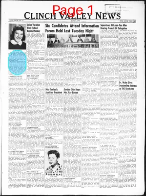 Page thumbnail for Clinch Valley News