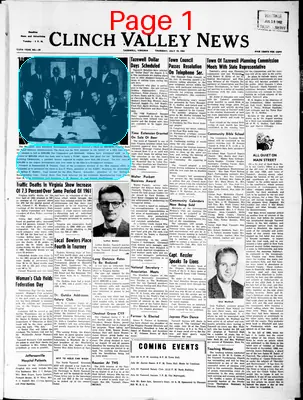 Page thumbnail for Clinch Valley News