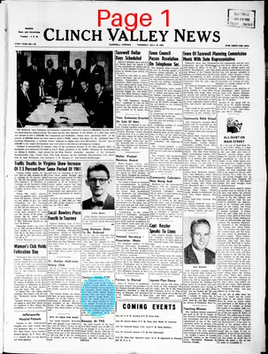 Page thumbnail for Clinch Valley News