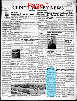 Page thumbnail for Clinch Valley News