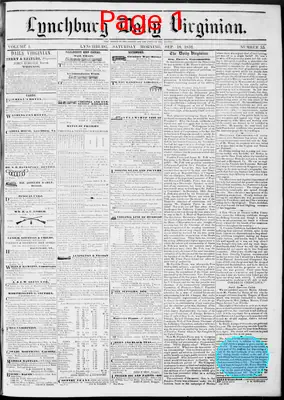 Page thumbnail for Lynchburg Daily Virginian