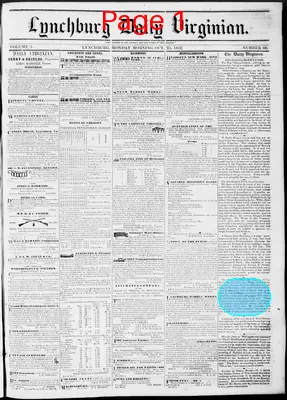 Page thumbnail for Lynchburg Daily Virginian