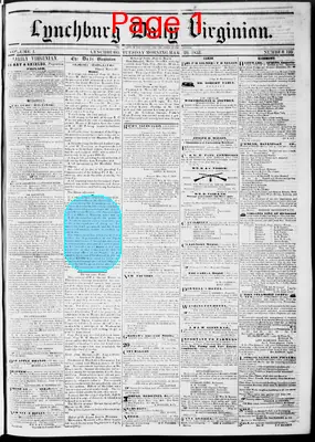 Page thumbnail for Lynchburg Daily Virginian