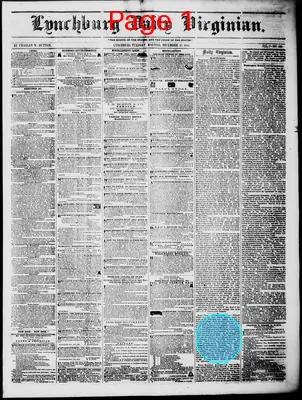 Page thumbnail for Lynchburg Daily Virginian