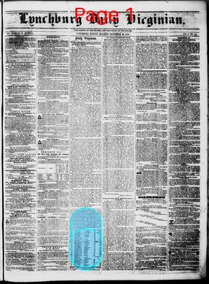 Page thumbnail for Lynchburg Daily Virginian