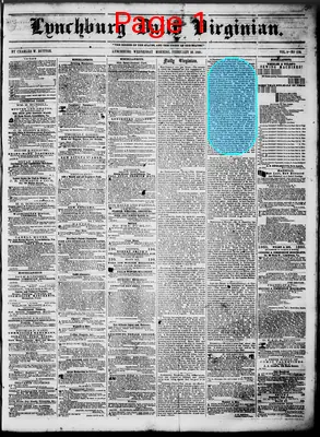 Page thumbnail for Lynchburg Daily Virginian
