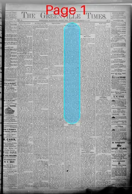 Page thumbnail for The Greenville Times