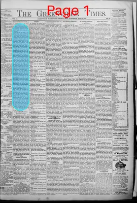 Page thumbnail for The Greenville Times