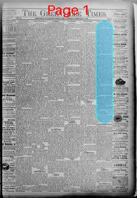 Page thumbnail for The Greenville Times