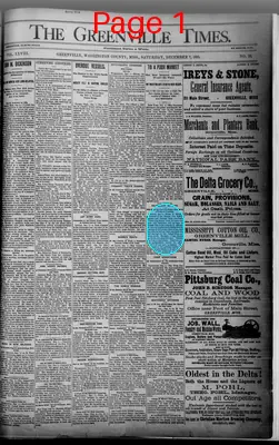 Page thumbnail for The Greenville Times