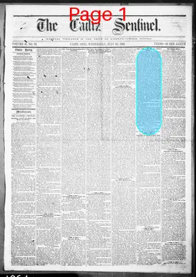 Page thumbnail for The Cadiz Sentinel
