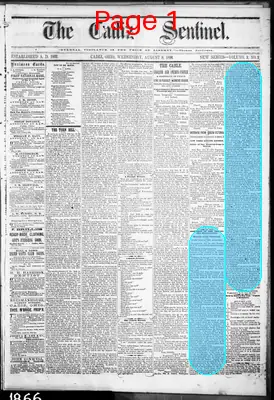 Page thumbnail for The Cadiz Sentinel