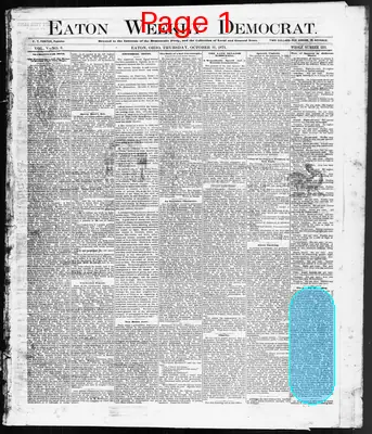 Page thumbnail for Eaton Weekly Democrat