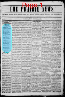Page thumbnail for The Prairie News