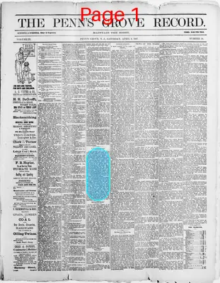 Page thumbnail for The Penn's Grove Record