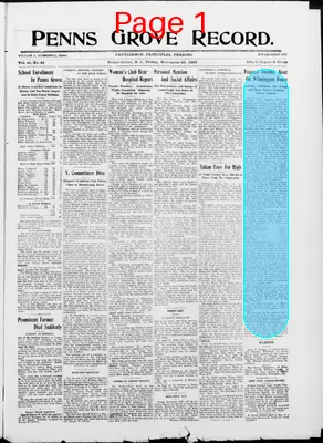 Page thumbnail for The Penn's Grove Record