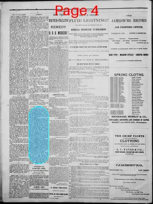 Page thumbnail for The Jamesburg Record