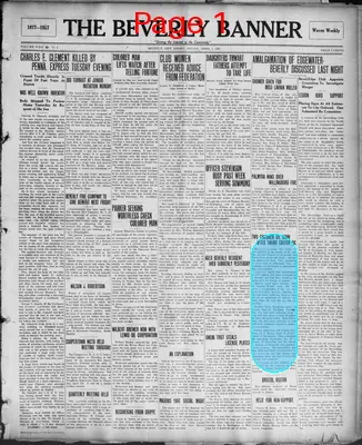 Page thumbnail for Beverly Banner