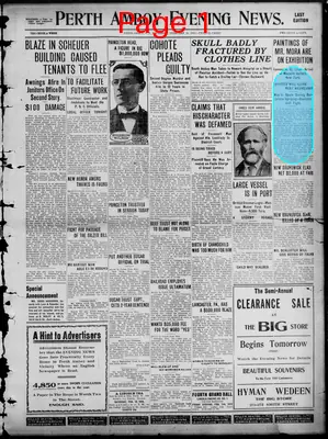 Page thumbnail for Perth Amboy Evening News