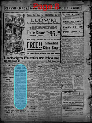 Page thumbnail for Perth Amboy Evening News