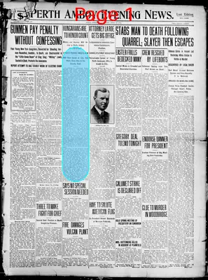 Page thumbnail for Perth Amboy Evening News
