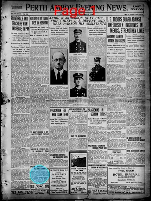 Page thumbnail for Perth Amboy Evening News