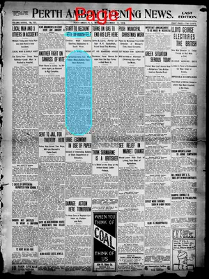 Page thumbnail for Perth Amboy Evening News