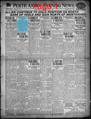Page thumbnail for Perth Amboy Evening News