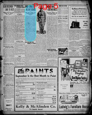 Page thumbnail for Perth Amboy Evening News
