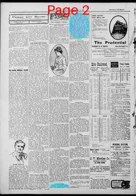 Page thumbnail for Passaic City Record
