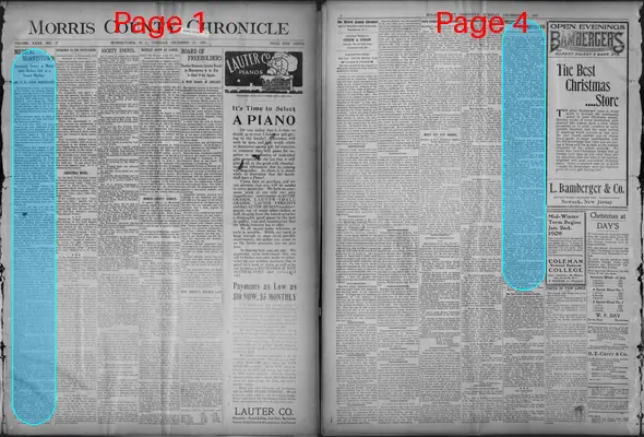 Page thumbnail for The Morris County Chronicle