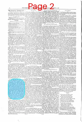 Page thumbnail for The Woman's Tribune