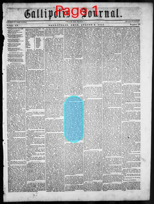Page thumbnail for Gallipolis Journal