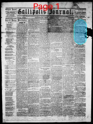Page thumbnail for Gallipolis Journal