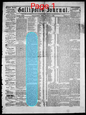 Page thumbnail for Gallipolis Journal