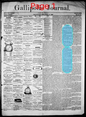 Page thumbnail for Gallipolis Journal