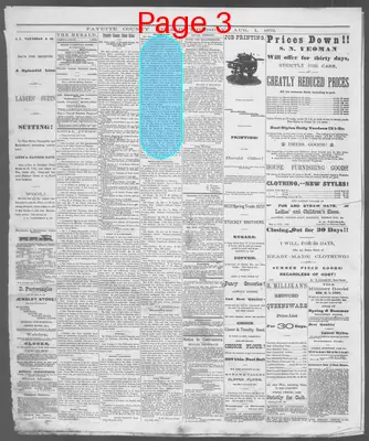 Page thumbnail for Fayette County Herald