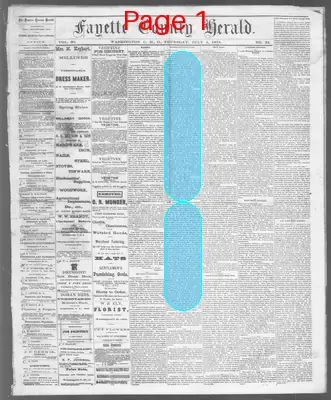 Page thumbnail for Fayette County Herald