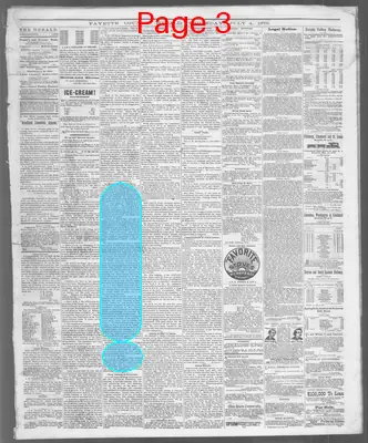 Page thumbnail for Fayette County Herald