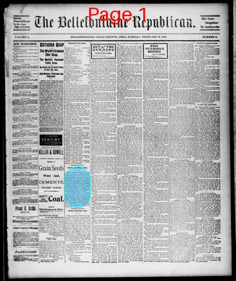 Page thumbnail for The Bellefontaine Republican