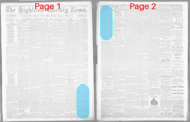 Page thumbnail for The Highland Weekly News