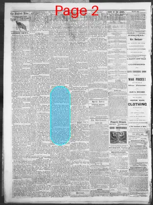 Page thumbnail for The Highland Weekly News